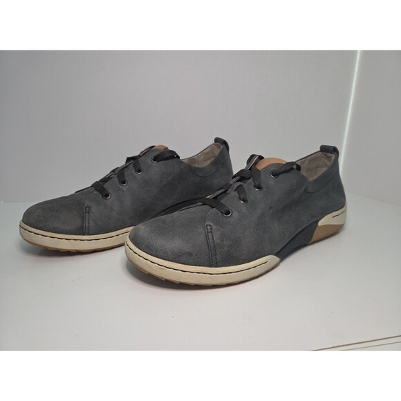 Dansko Gray Blue Leather sneakers, Lace Up, Comfortable EU 41 US 10.5 Cute Cozy - Picture 3 of 8